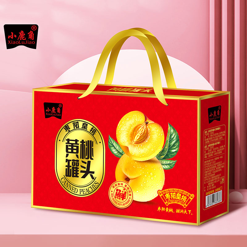 Подарочный набор с желтыми персиками (5)